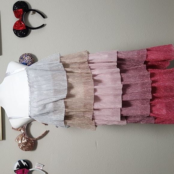 Arula Sparkly Tiered Party Dress - Picture 1 of 9